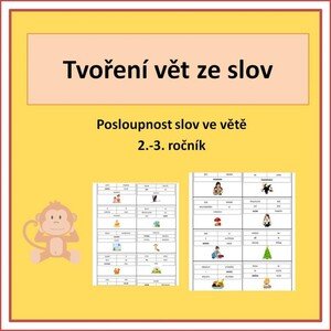 Tvoření vět ze slov