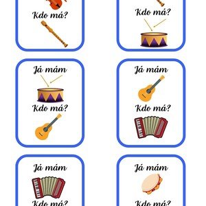 Já mám, kdo má? - hudební nástroje