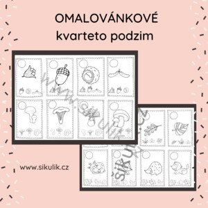 Omalovánkové Kvarteto PODZIM