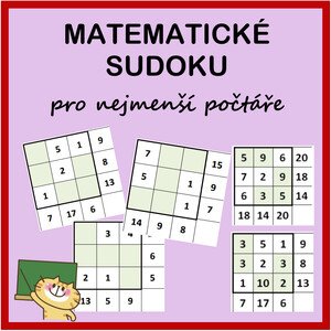 Matematické sudoku pro nejmenší počtáře