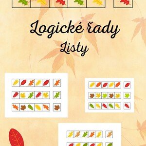 Logické řady - Listy