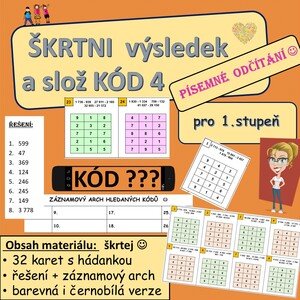 Škrtni výsledek a slož kód 4