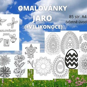 Jaro omalovánky