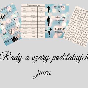 Rody a vzory podstatných jmen 