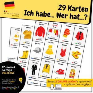 Ich habe... Wer hat...? KLEIDUNG