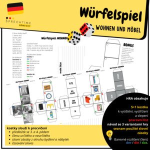 Würfelspiel WOHNEN und MÖBEL