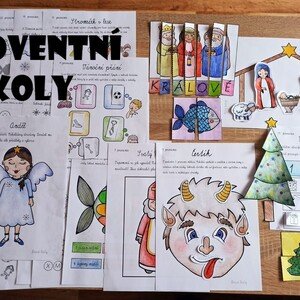 Adventní pracovní listy