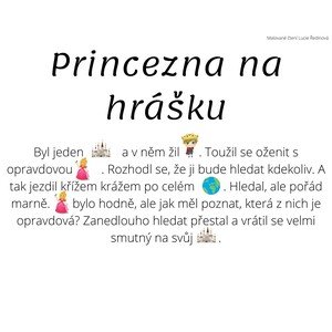 Malované čtení - Princezna na hrášku