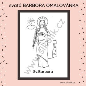 SV. BARBORA OMALOVÁNKA
