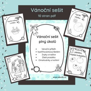 Vánoční Sešit Plný Úkolů