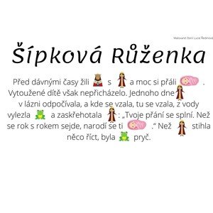 Malované čtení - Šípková Růženka