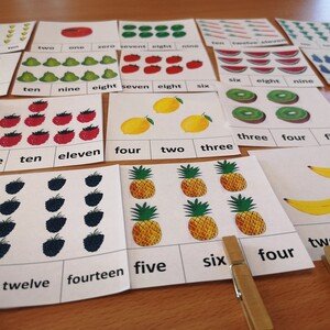Count - How many? Fruit and Vegetable