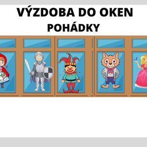Výzdoba do oken POHÁDKY