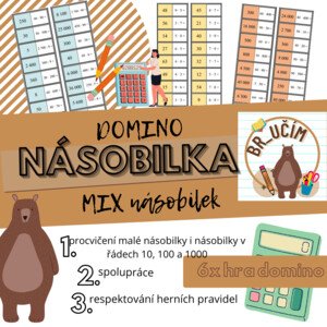 Domino - násobení, dělení 