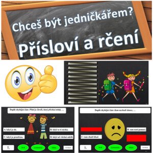 Chceš být jedničkářem? Přísloví a rčení