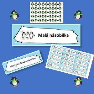 Malá násobilka - tučňáci na ledu