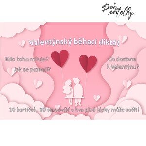 Valentýnský běhací diktát