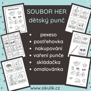 Soubor her dětský punč