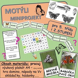 Motýli - miniprojekt