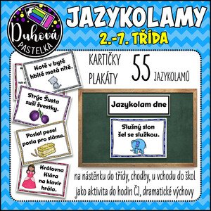 JAZYKOLAMY - plakáty a kartičky