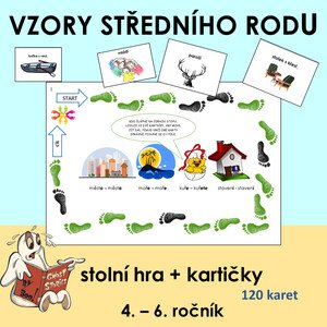 HRA podstatná jména - střední rod