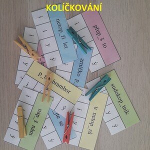 Vyjmenovaná slova po L - kolíčkování