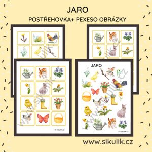 PEXESO+ POSTŘEHOVKA JARO
