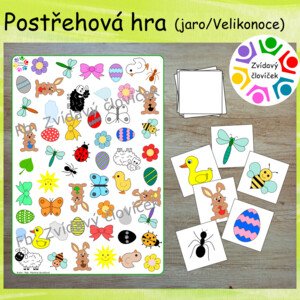Postřehová hra (jaro, Velikonoce)