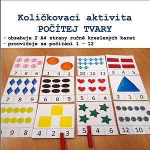 Kolíčkovací aktivita - počítání 1 - 13