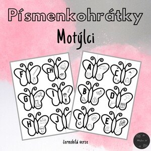 Písmenkohrátky s motýlky