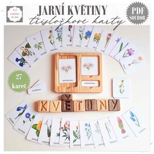 TŘÍSLOŽKOVÉ KARTY JARNÍ KVĚTINY