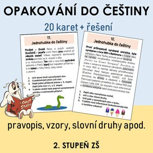 Rychlé opakování pravopisu a mluvnice