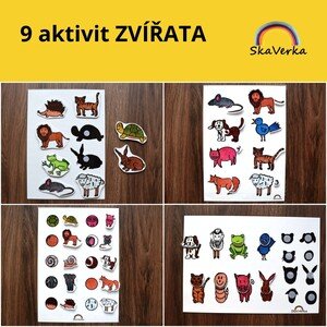9 aktivit ZVÍŘATA