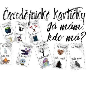 Čarodějnice Halloween Já mám-kdo má?