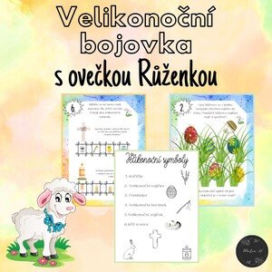 Velikonoční bojovka s ovečkou Růženkou