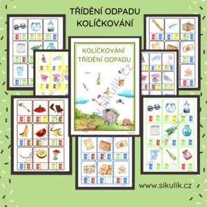 Třídění odpadů kolíčkování