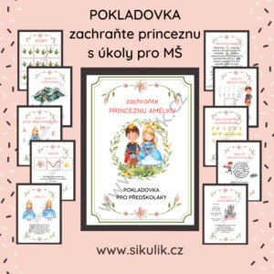 Zachraňte PRINCEZNU AMÉLKU úkolová hra