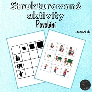 Povolání, strukturované aktivity