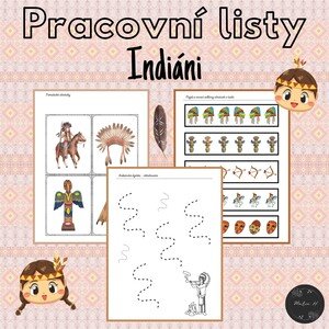 Indiáni, pracovní listy