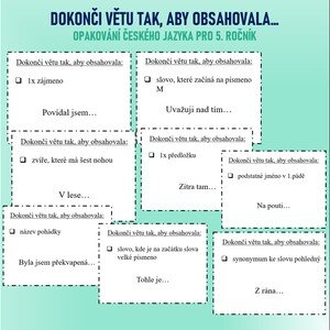 Dokonči větu...
