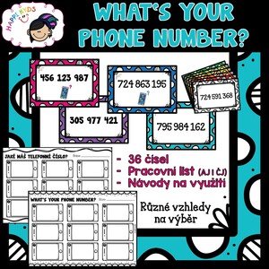 WHATS YOUR PHONE NUMBER? - kartičky a PL