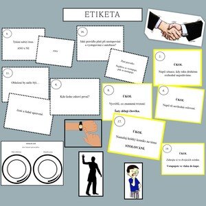 ETIKETA PRO 1. STUPEŇ ZŠ
