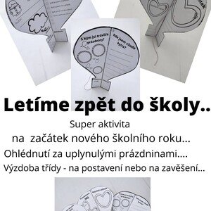 Letíme zpět do školy