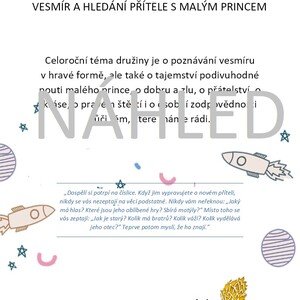 TEMATICKÝ PLÁN ŠKOLNÍ DRUŽINY "VESMÍR A HLEDÁNÍ PŘÍTELE S MALÝM PRINCEM"