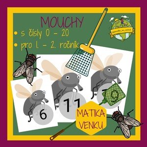Plácni MOUCHU - sčítání a odčítání do 20