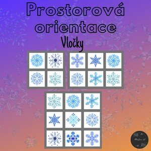 Vločky, prostorová orientace