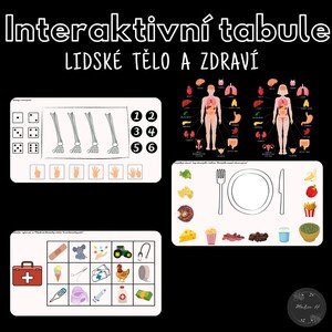 Lidské tělo a zdraví, interaktivní tabule