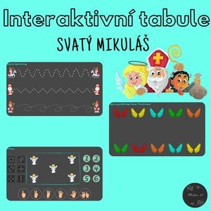 Svatý Mikuláš, interaktivní tabule