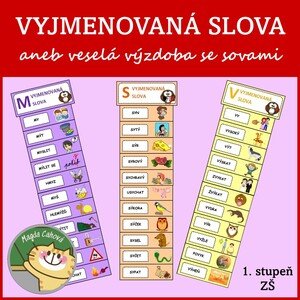 Vyjmenovaná slova se sovičkami