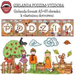 GIRLANDA: PODZIM+VÝZDOBA